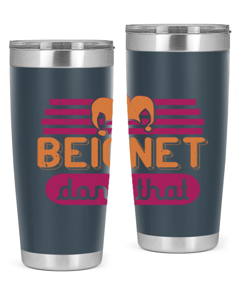 beignet done that 26#- mardi gras- Tumbler