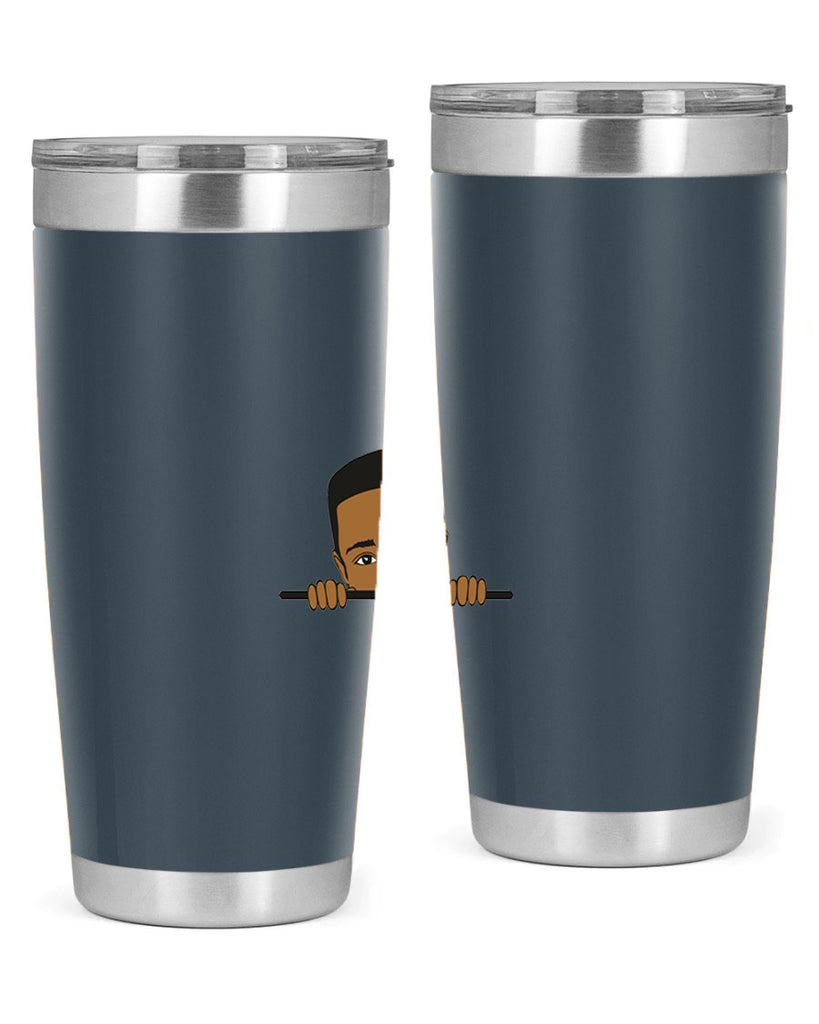 black boy 5#- black men - boys- tumbler