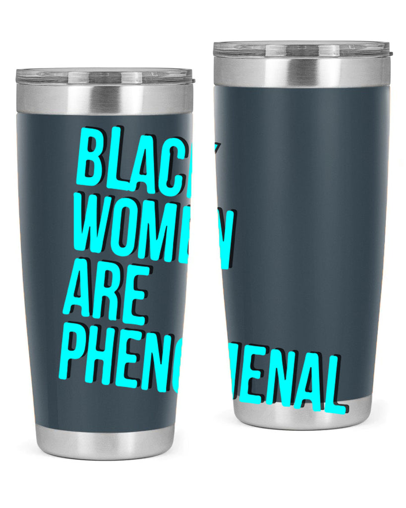 black woman are phenomenal color 216#- black words phrases- Cotton Tank