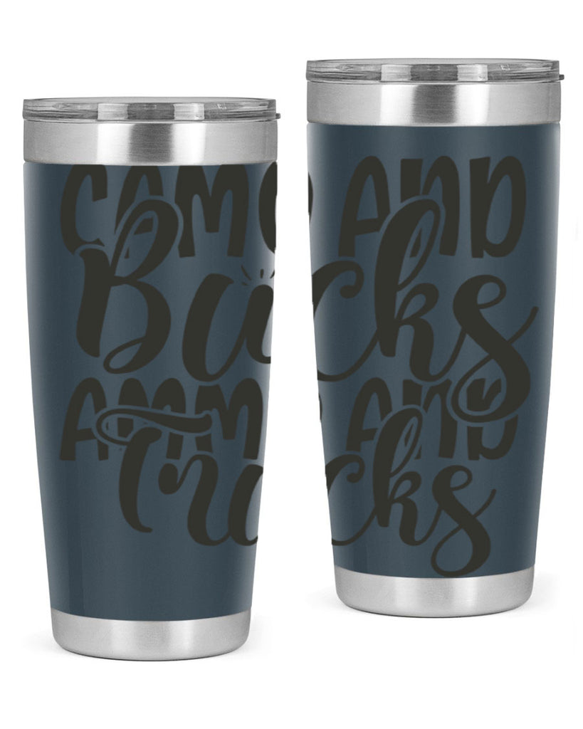 camo and bucks ammo and trucks 18#- hunting- Tumbler