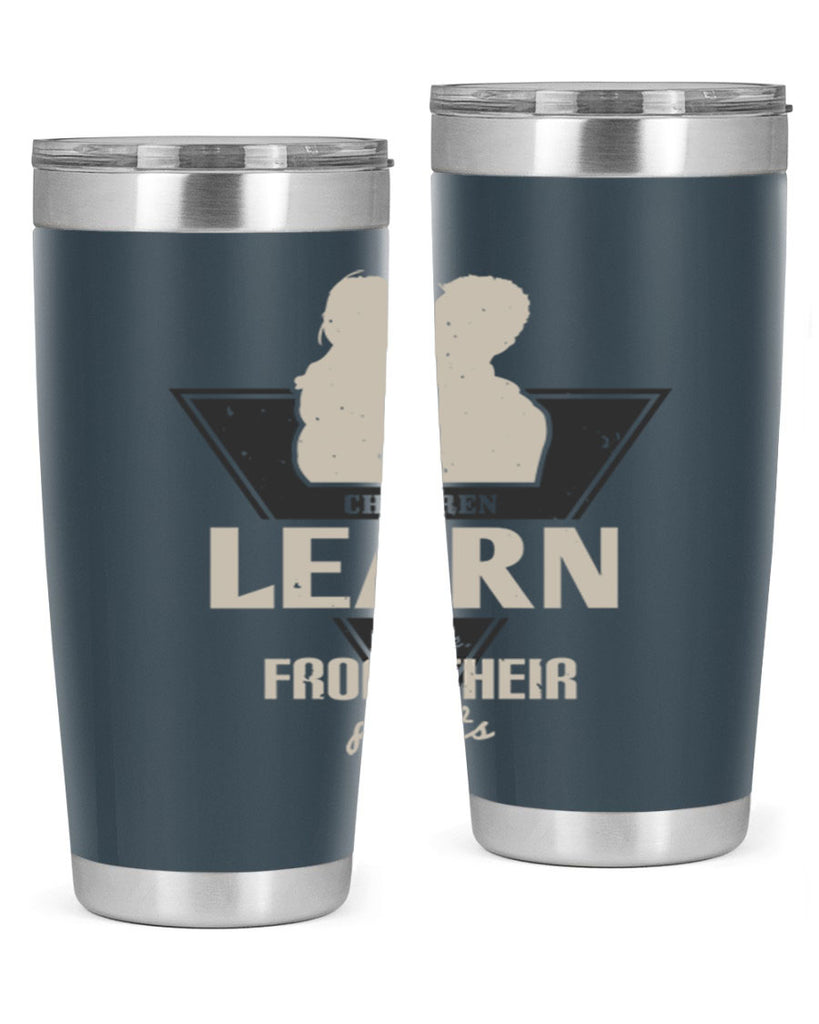children learn to smile 250#- fathers day- Tumbler