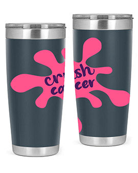 crush cancer Style 18#- breast cancer- Tumbler