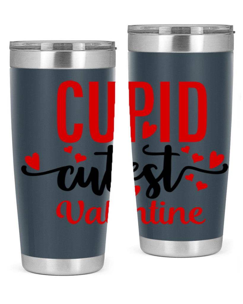 cupid cutest valentine 72#- valentines day- Tumbler