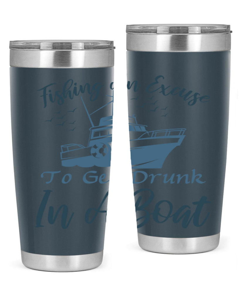 fishing an excuse 152#- fishing- Tumbler