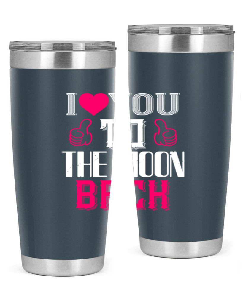 ilove you to the moon beach 49#- valentines day- Tumbler