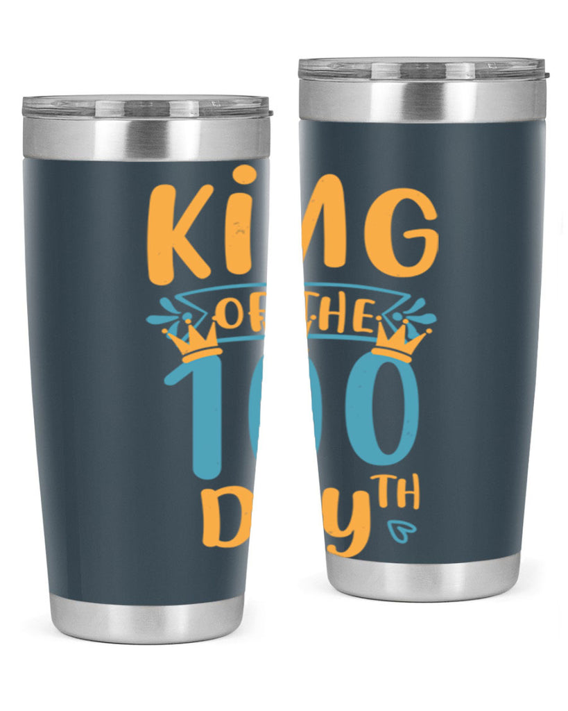 king of the th day 3#- 100 days of school- Tumbler