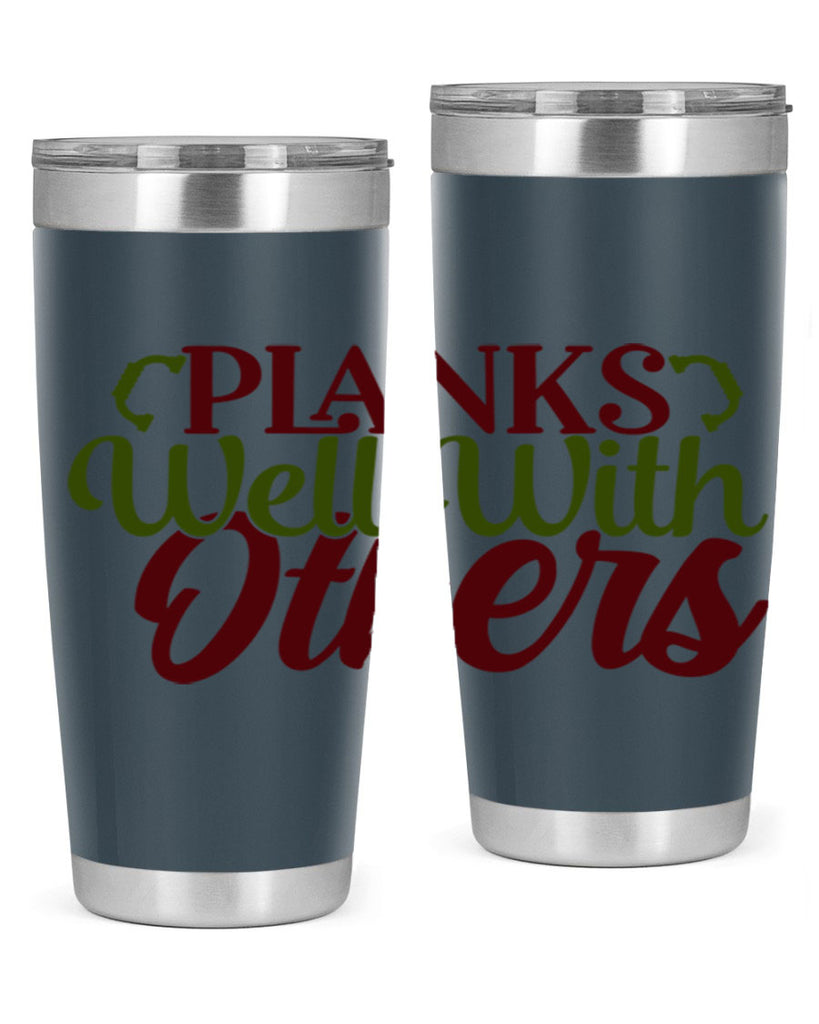 planks well with others 25#- gym- Tumbler