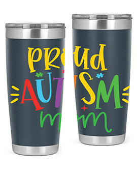 proud autism mom Style 35#- autism- Tumbler