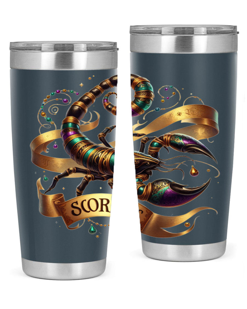 scorpio 459#- zodiac- Tumbler