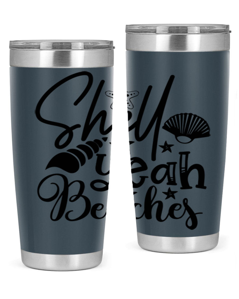shell yeah beaches Style 75#- summer- Tumbler
