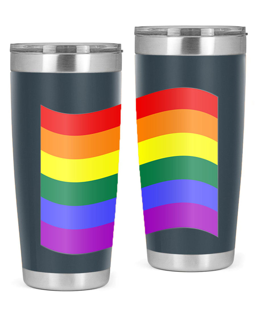 wavy rainbow flag 1#- lgbt- Tumbler