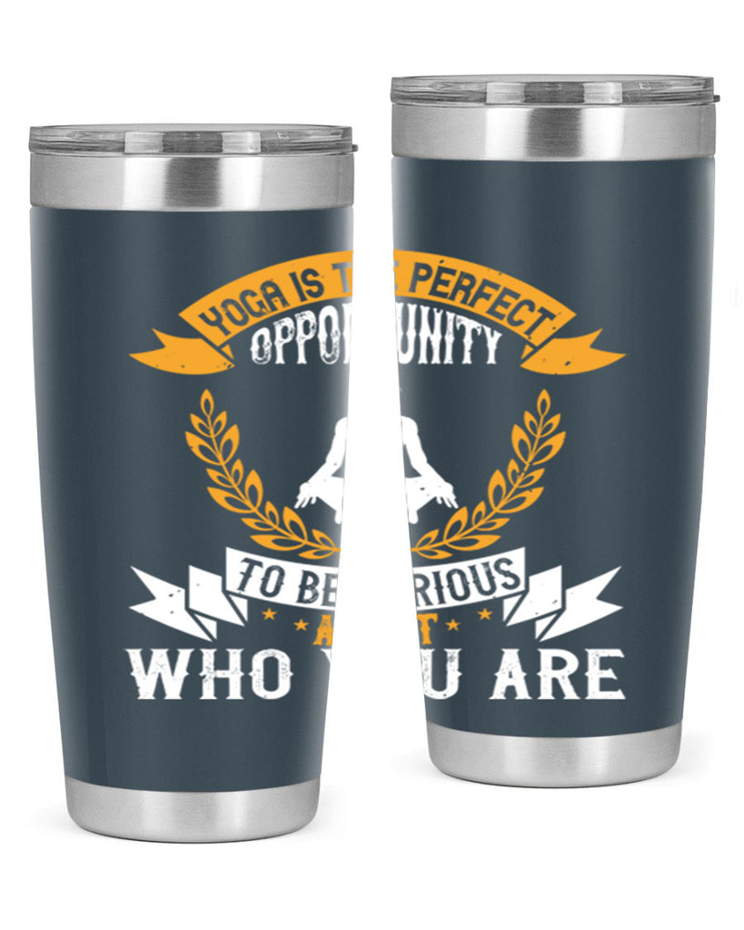 yoga is the perfect opportunity to be curious about who you are 18#- yoga- Tumbler