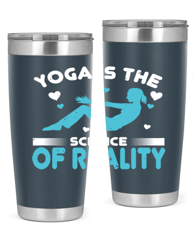 yoga is the science of reality 16#- yoga- Tumbler
