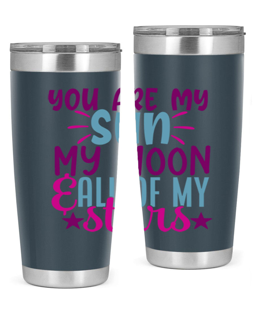 you are my sun my moon all of my stars 5#- family- Tumbler
