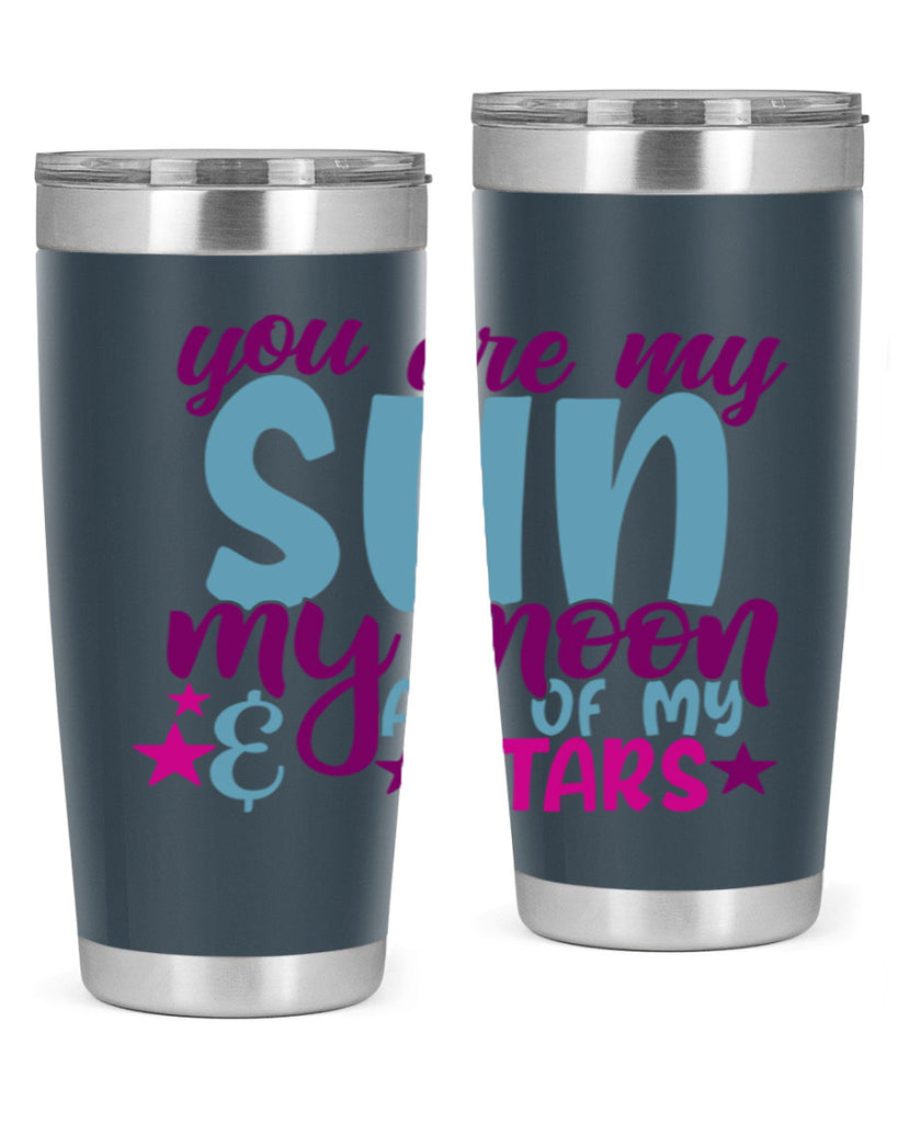 you are my sun my moon all of my stars 6#- family- Tumbler