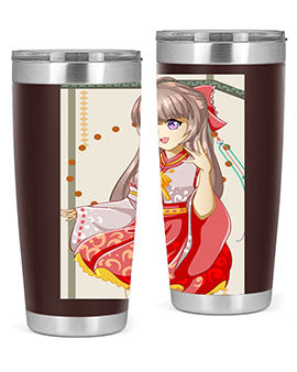 A beautiful and happy girl with kimono 104#- anime- Tumbler