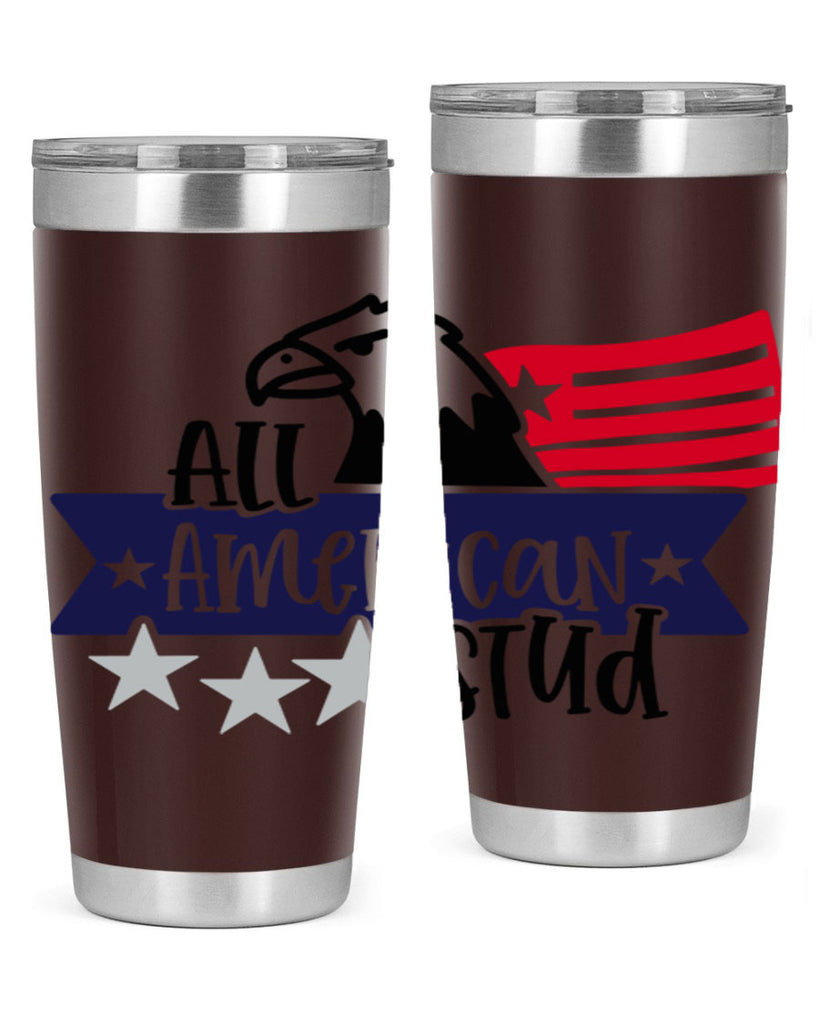 All American Stud Style 142#- Fourt Of July- Tumbler