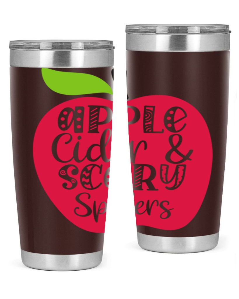 Apple Cider Scary Spiders 10#- fall- Tumbler
