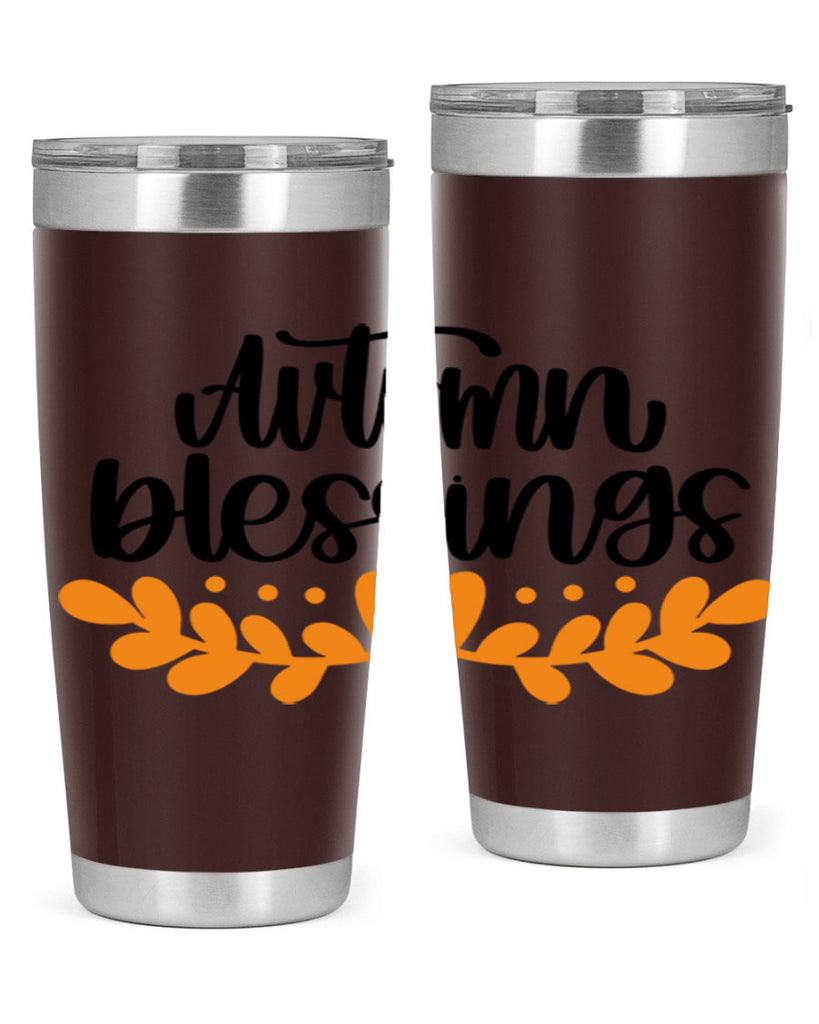 Autumn Blessings 472#- fall- Tumbler