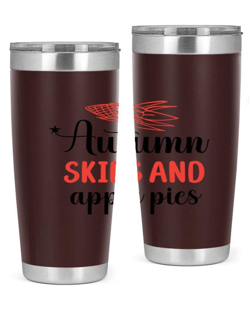 Autumn skies and apple pies 29#- fall- Tumbler