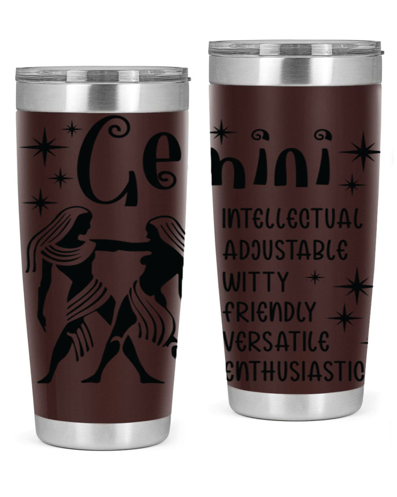Gemini 217#- zodiac- Tumbler
