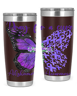 Pray For A Cure AlzheimerS Awareness 208#- alzheimers- Tumbler