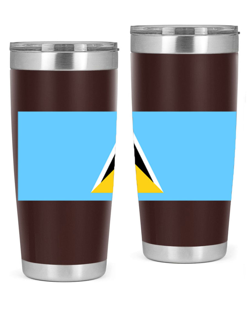 Saint Lucia 51#- world flags- Tumbler
