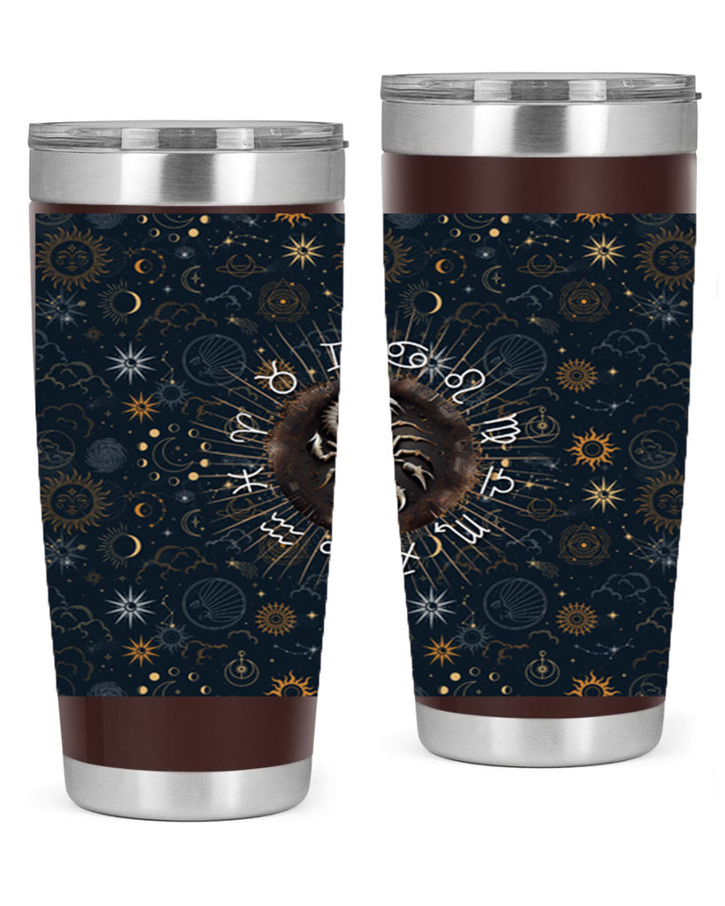Scorpius Straight 466#- zodiac- Tumbler