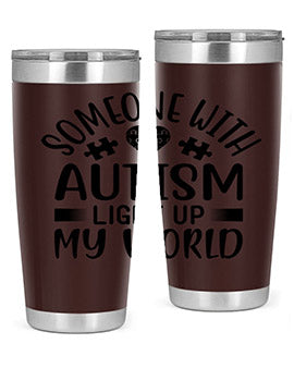 Some one with Style 50#- autism- Tumbler