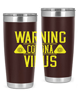 Warning Corona Virus Style 17#- corona virus- Tumbler