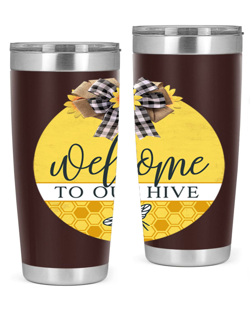 Welcome to our Hive complete yellow Mockup589#- spring- Tumbler