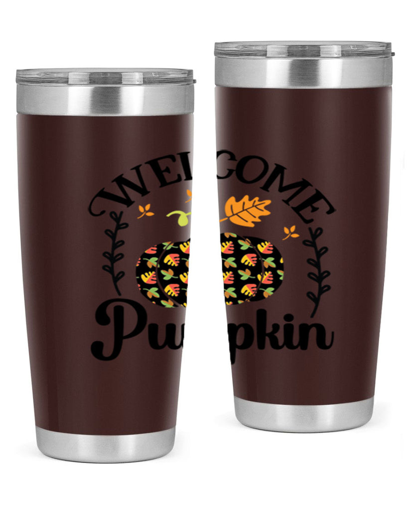 Welcomepumpkin 640#- fall- Tumbler