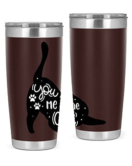You Me The Cat Style 111#- cat- Tumbler