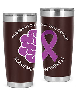 alzheimers awareness style 40#- alzheimers- Tumbler
