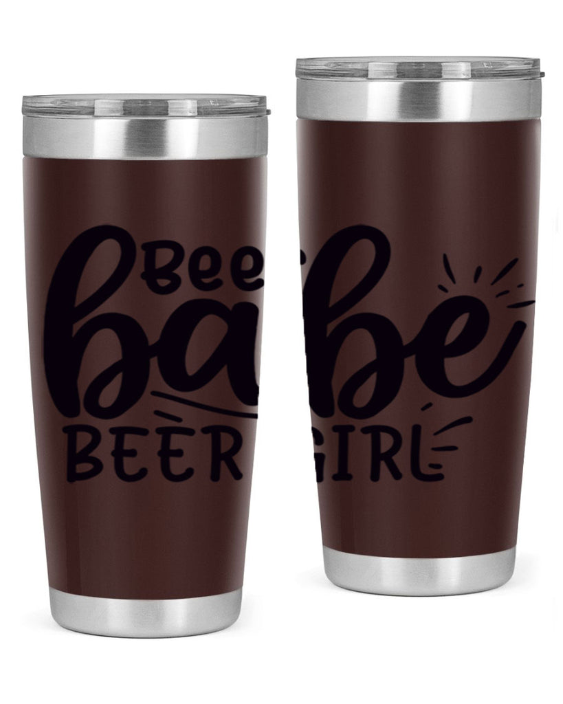 beer babe beer girl 136#- beer- Tumbler