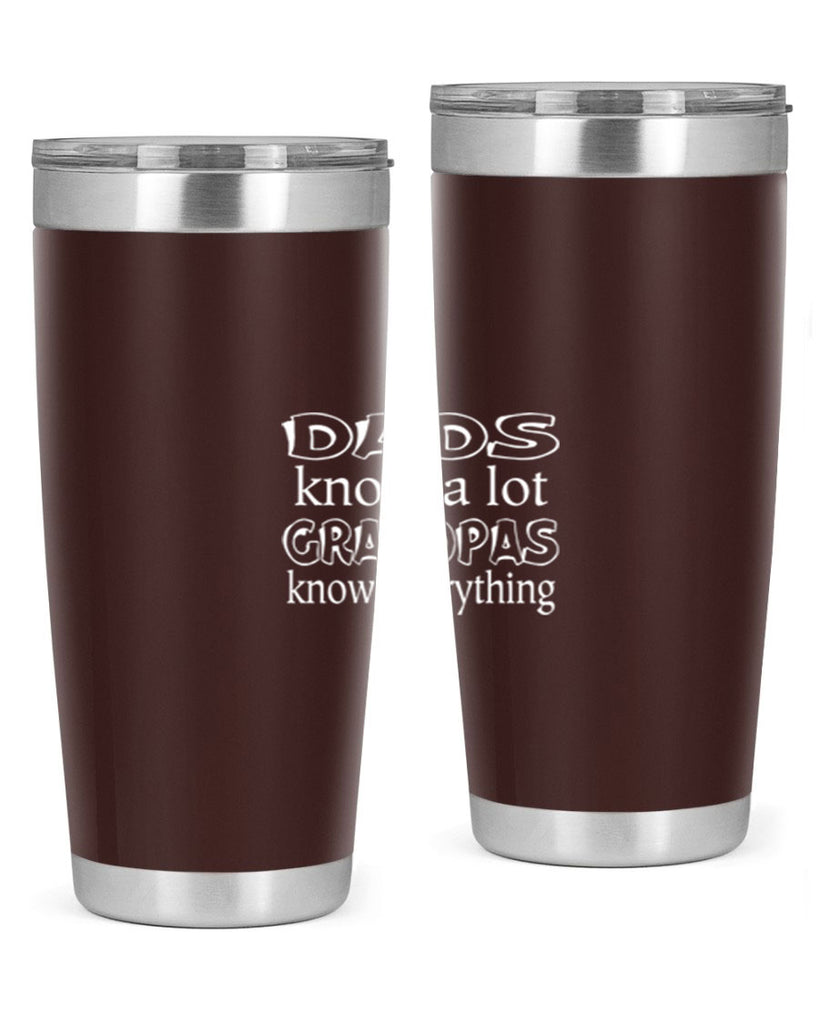 dads know a lot 17#- dad- Tumbler