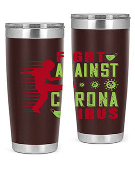 fight against corona virus Style 41#- corona virus- Tumbler