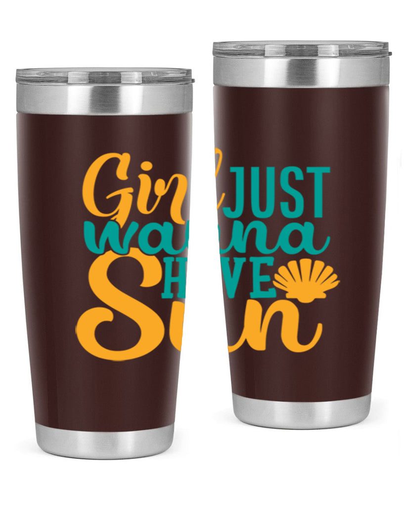 girls just wanna have sun Style 101#- summer- Tumbler