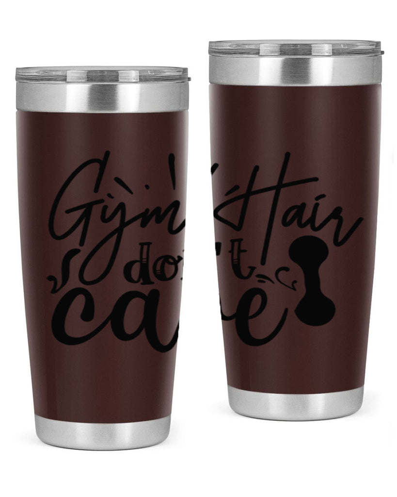 gym hair dont care 43#- gym- Tumbler