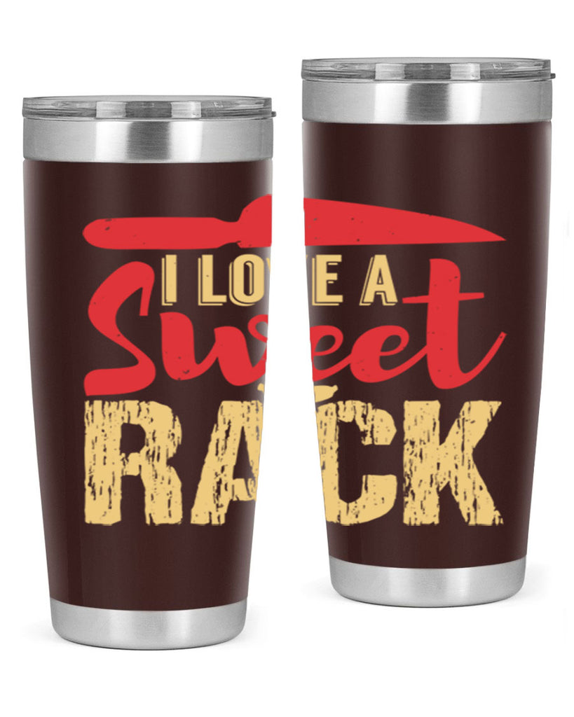i love a sweet rack 40#- bbq- Tumbler