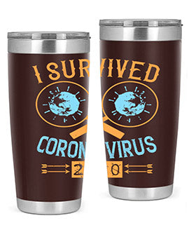 i survived corona virus Style 34#- corona virus- Tumbler