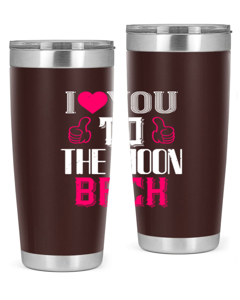 ilove you to the moon beach 49#- valentines day- Tumbler
