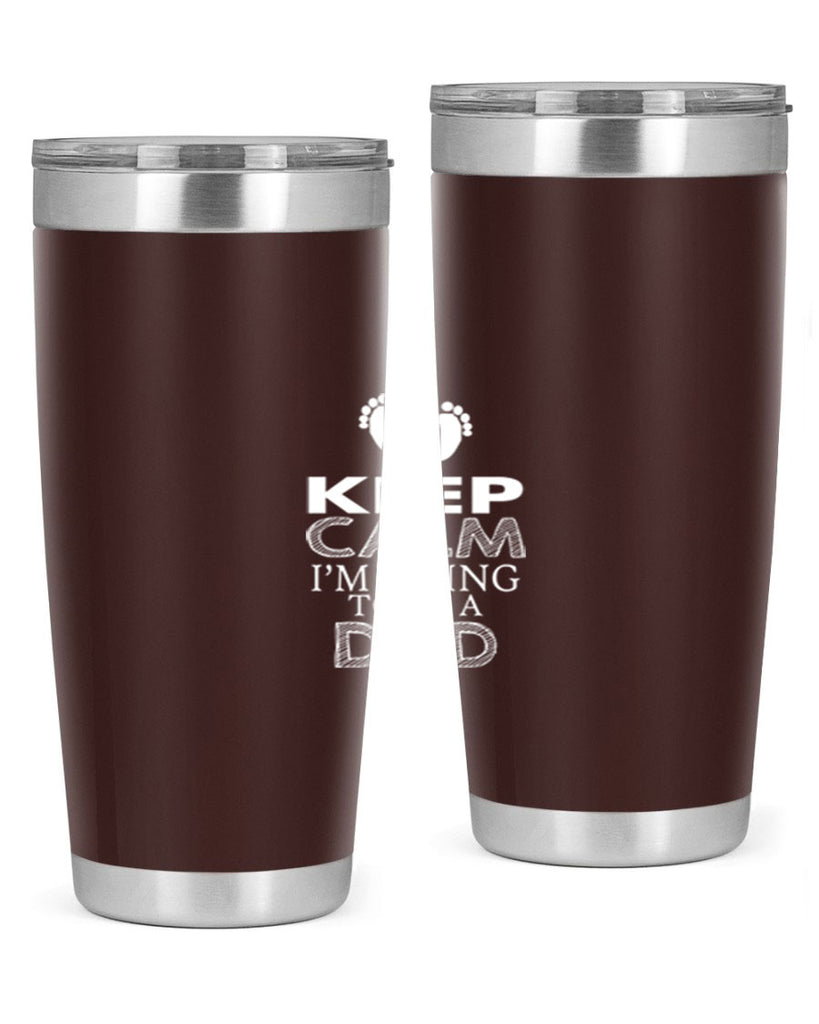 keep clam i am going to be a dad 2#- dad- Tumbler