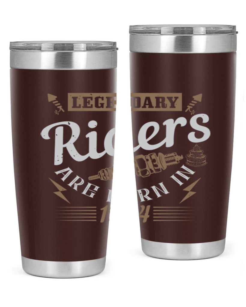 legendary riders are born in Style 60#- birthday- tumbler