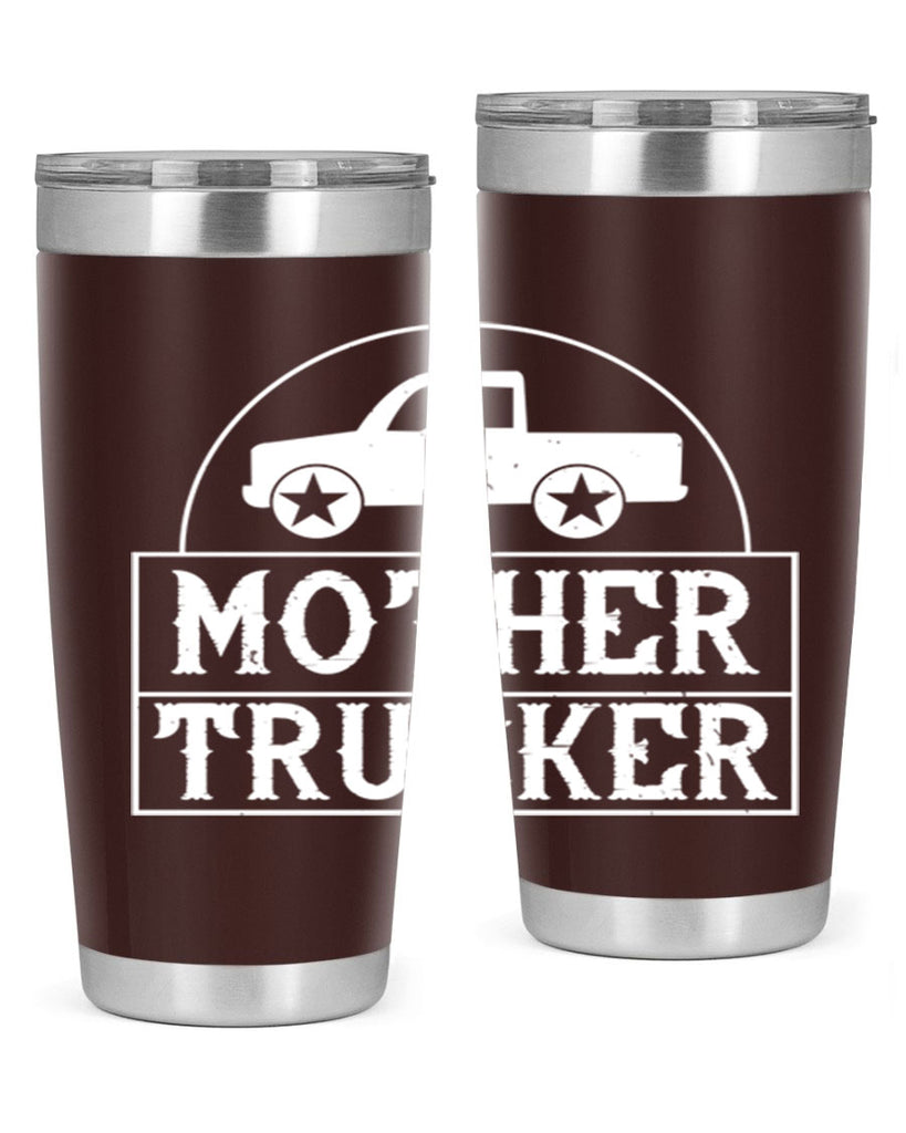 mother trucker Style 30#- truck driver- tumbler