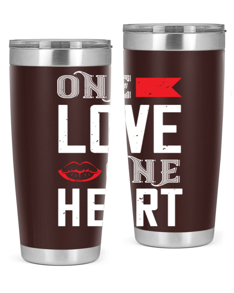 one love one heart 32#- valentines day- Tumbler