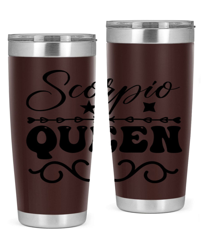 scorpio queen 447#- zodiac- Tumbler
