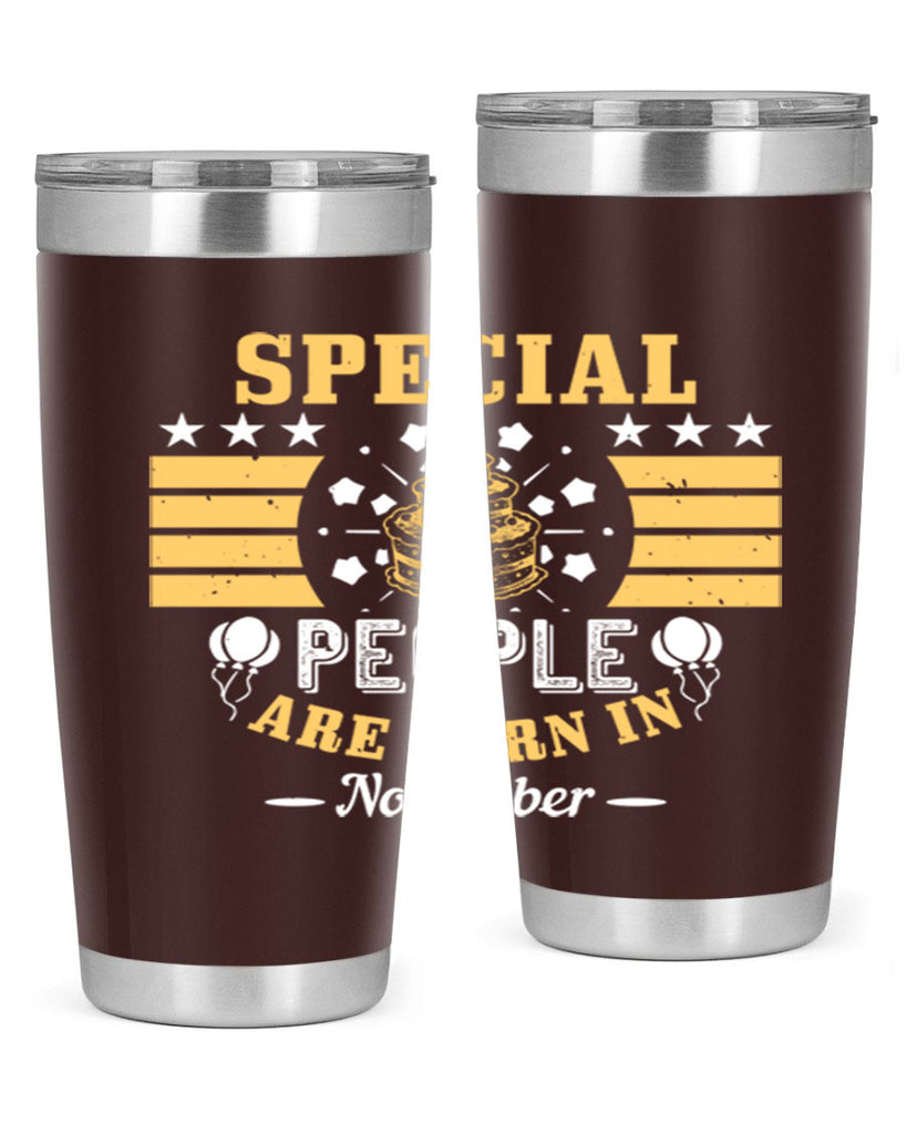 special people are born in november Style 38#- birthday- tumbler