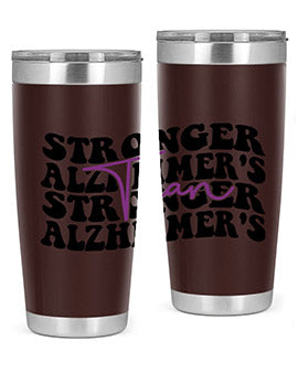 stronger than alzheimers 214#- alzheimers- Tumbler