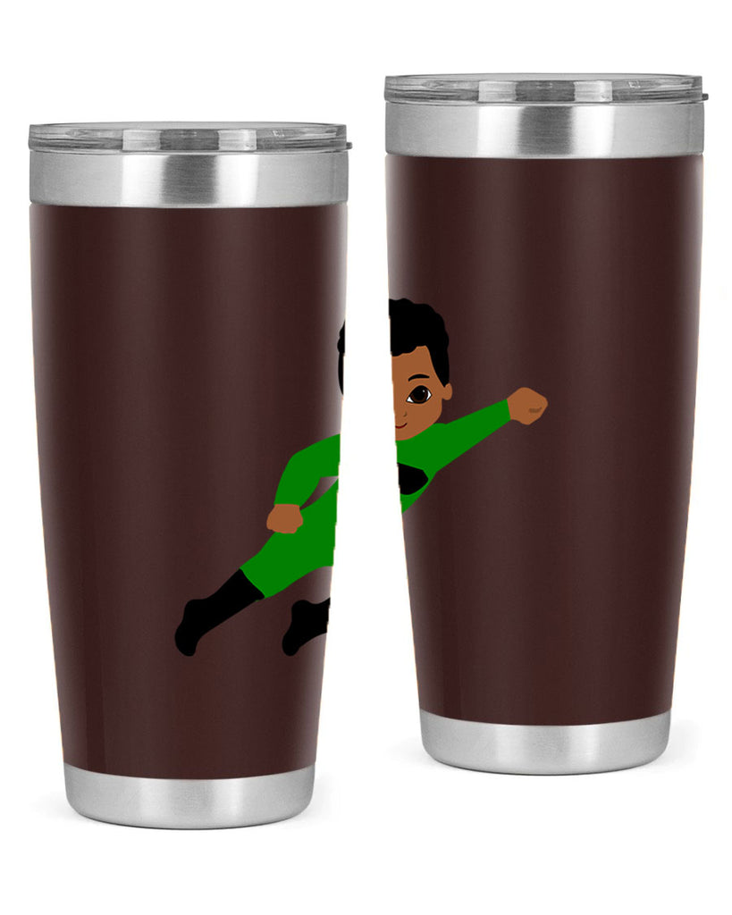 super kid 6#- black men - boys- tumbler